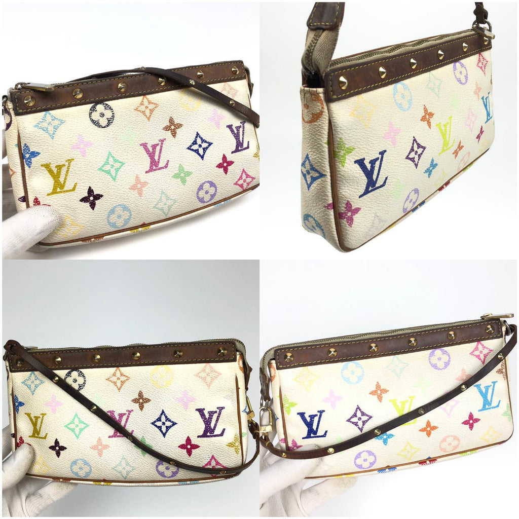 LOUIS VUITTON MULTI-COLOUR TEKASHI MURAKAMI POCHETTE BAG