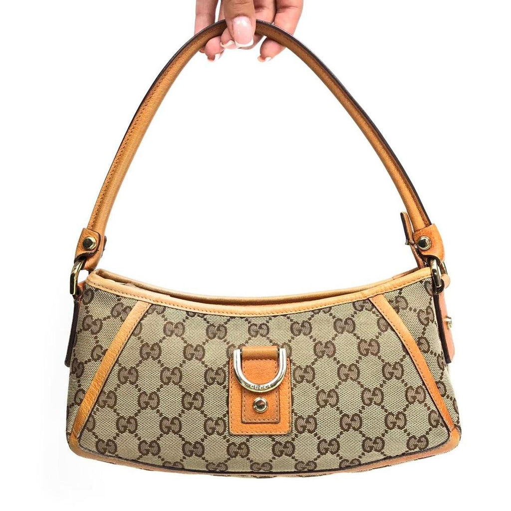 GUCCI MONOGRAM SHOULDER BAG