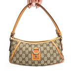 GUCCI MONOGRAM SHOULDER BAG