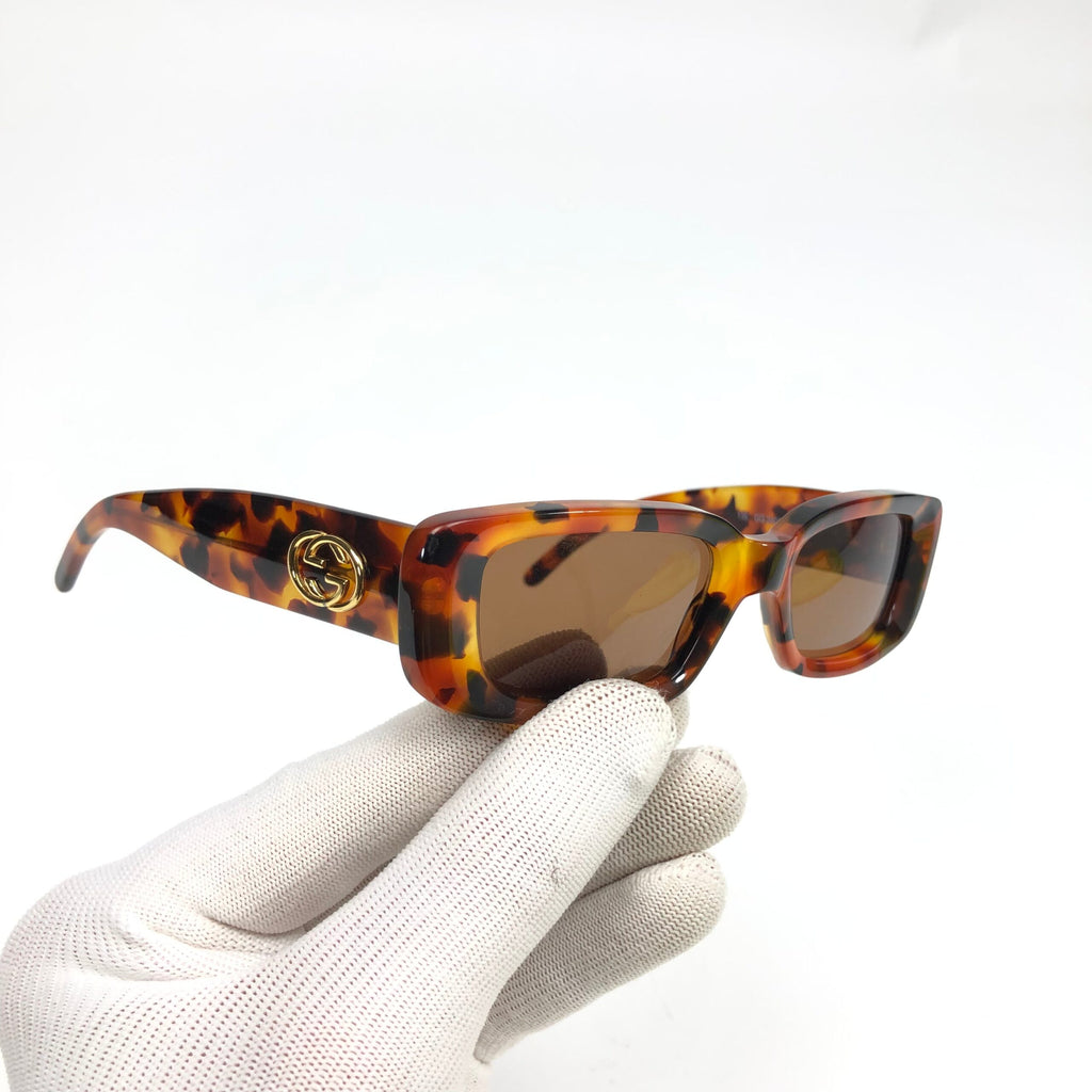 GUCCI TORTOISE SHELL SUNGLASSES