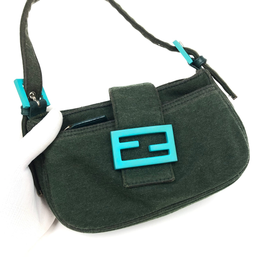 FENDI ZUCCA SHOULDER BAG