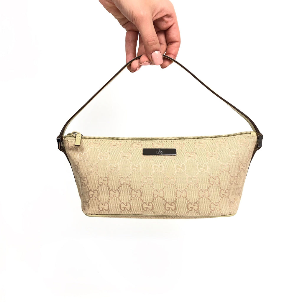 GUCCI MONOGRAM SHOULDER BAG