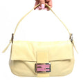 FENDI LEATHER BAGUETTE SHOULDER BAG