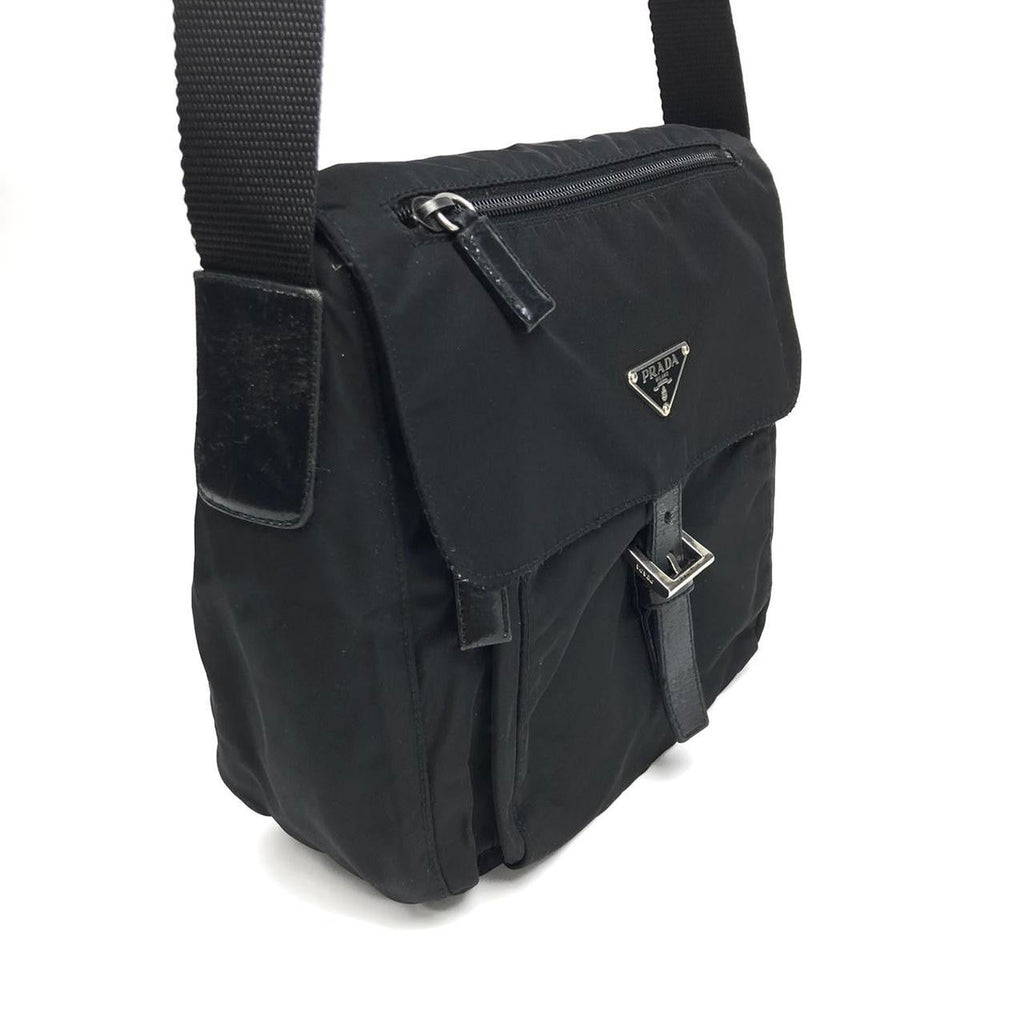 PRADA NYLON BUCKLE CROSSBODY BAG