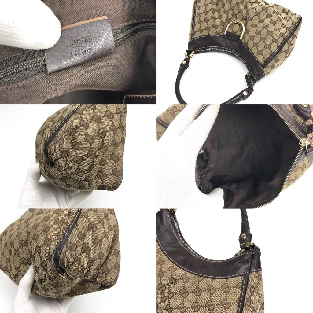 GUCCI MONOGRAM SHOULDER BAG