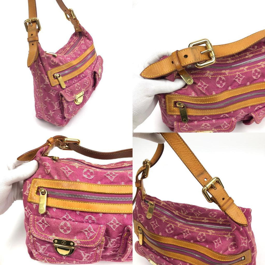 LOUIS VUITTON DENIM SHOULDER BAG
