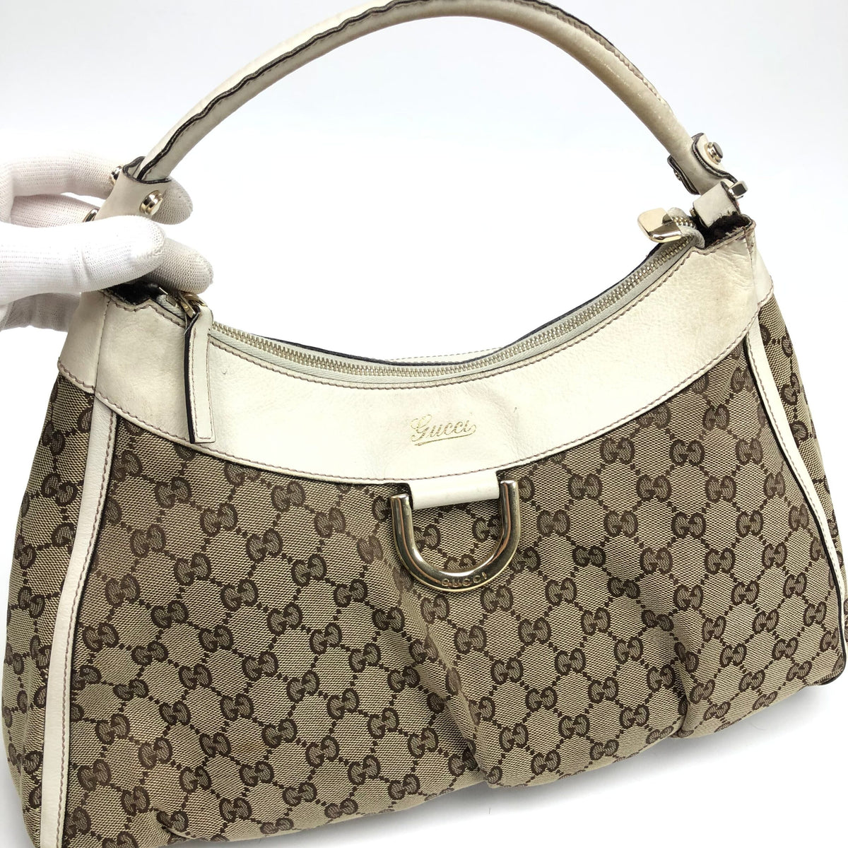 GUCCI MONOGRAM ABBEY BAG