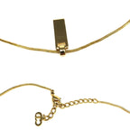 CHRISTIAN DIOR TAG NECKLACE
