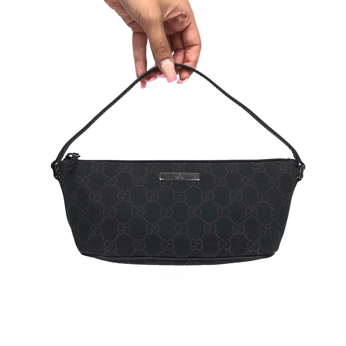 GUCCI MONOGRAM SHOULDER BAG