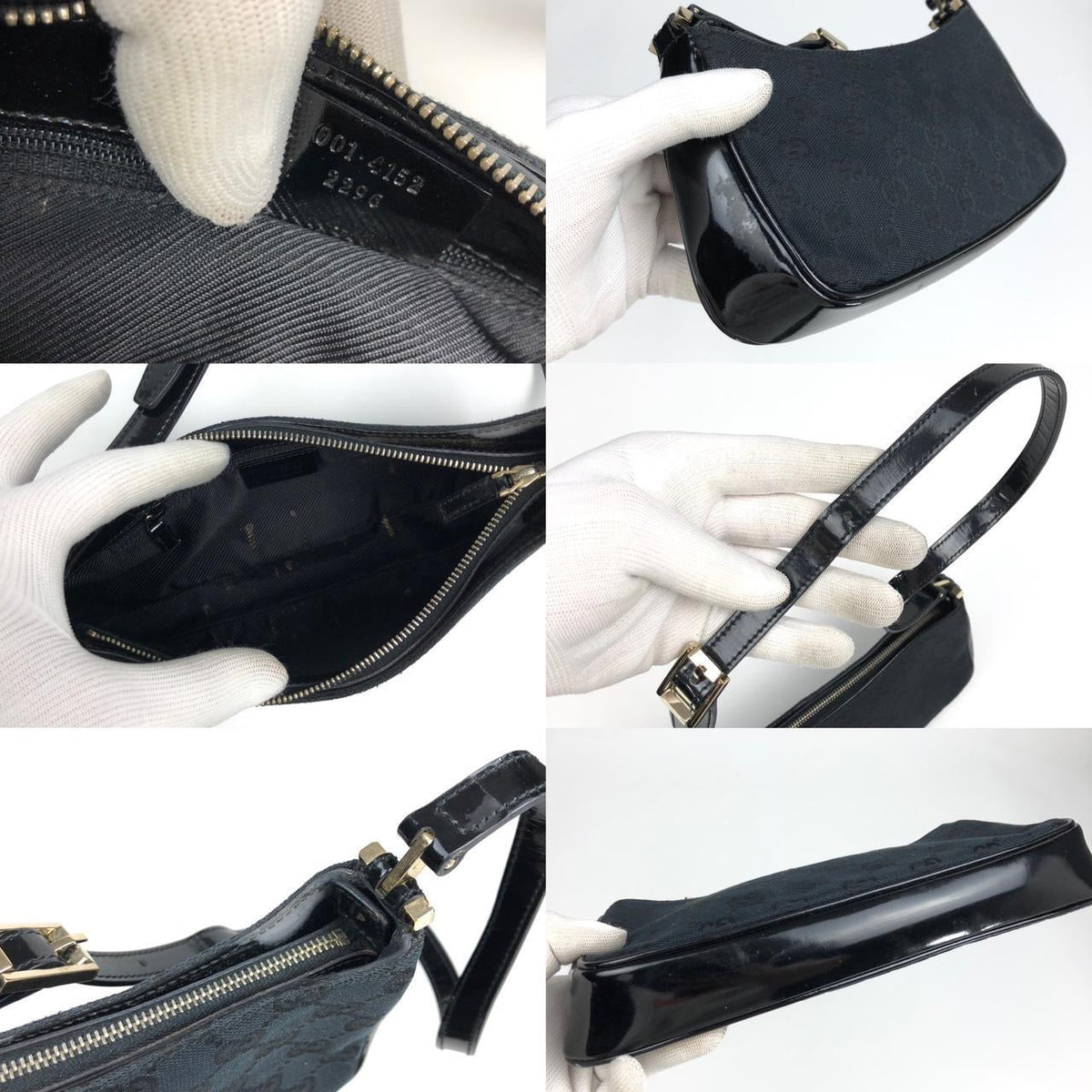 GUCCI MONOGRAM SHOULDER BAG