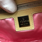 FENDI LEATHER BAGUETTE SHOULDER BAG