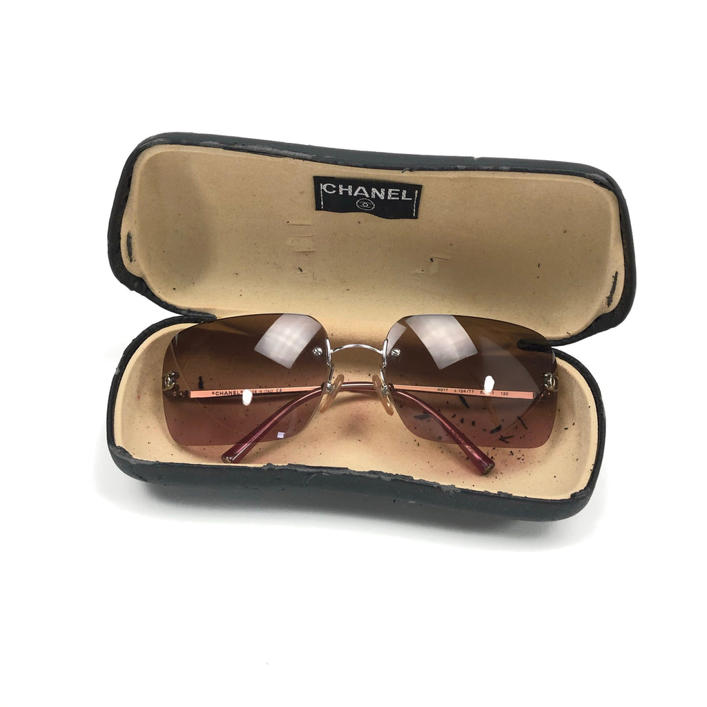 CHANEL RIMLESS SUNGLASSES