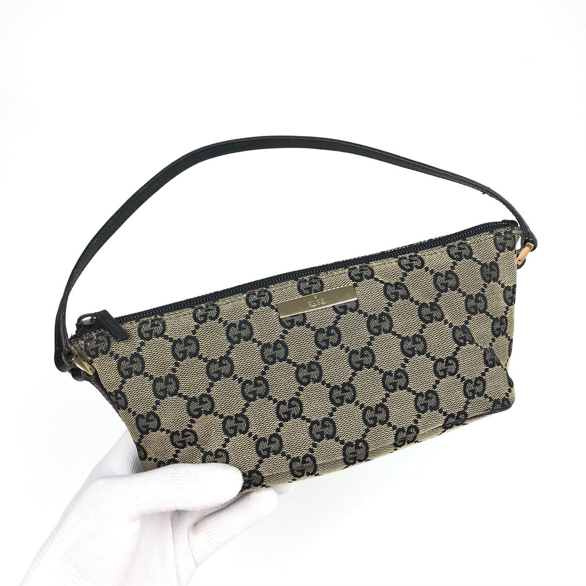 GUCCI MONOGRAM SHOULDER BAG