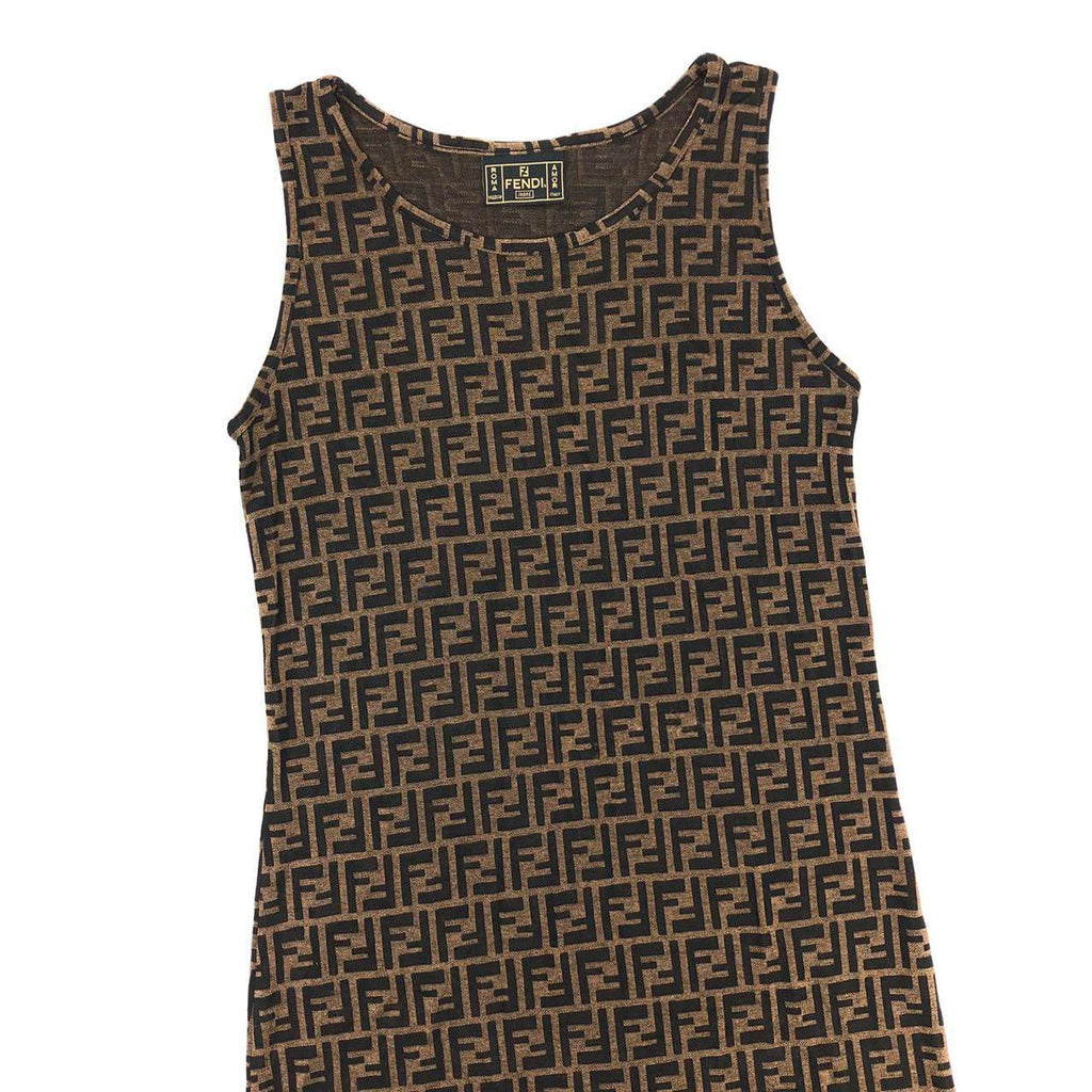FENDI ZUCCA MAXI DRESS
