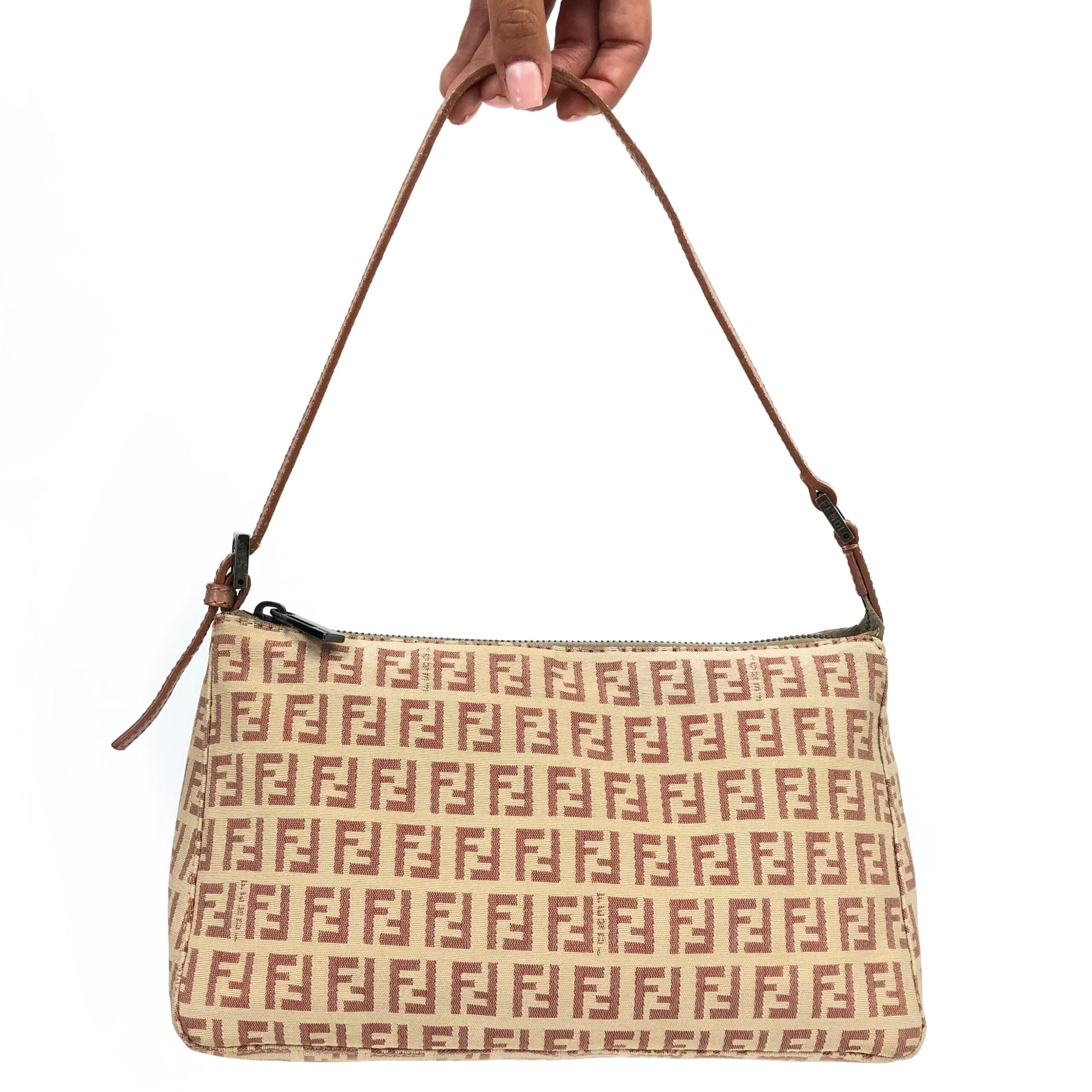 FENDI ZUCCA SHOULDER BAG