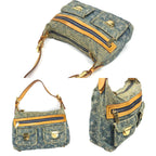 LOUIS VUITTON DENIM SHOULDER BAG