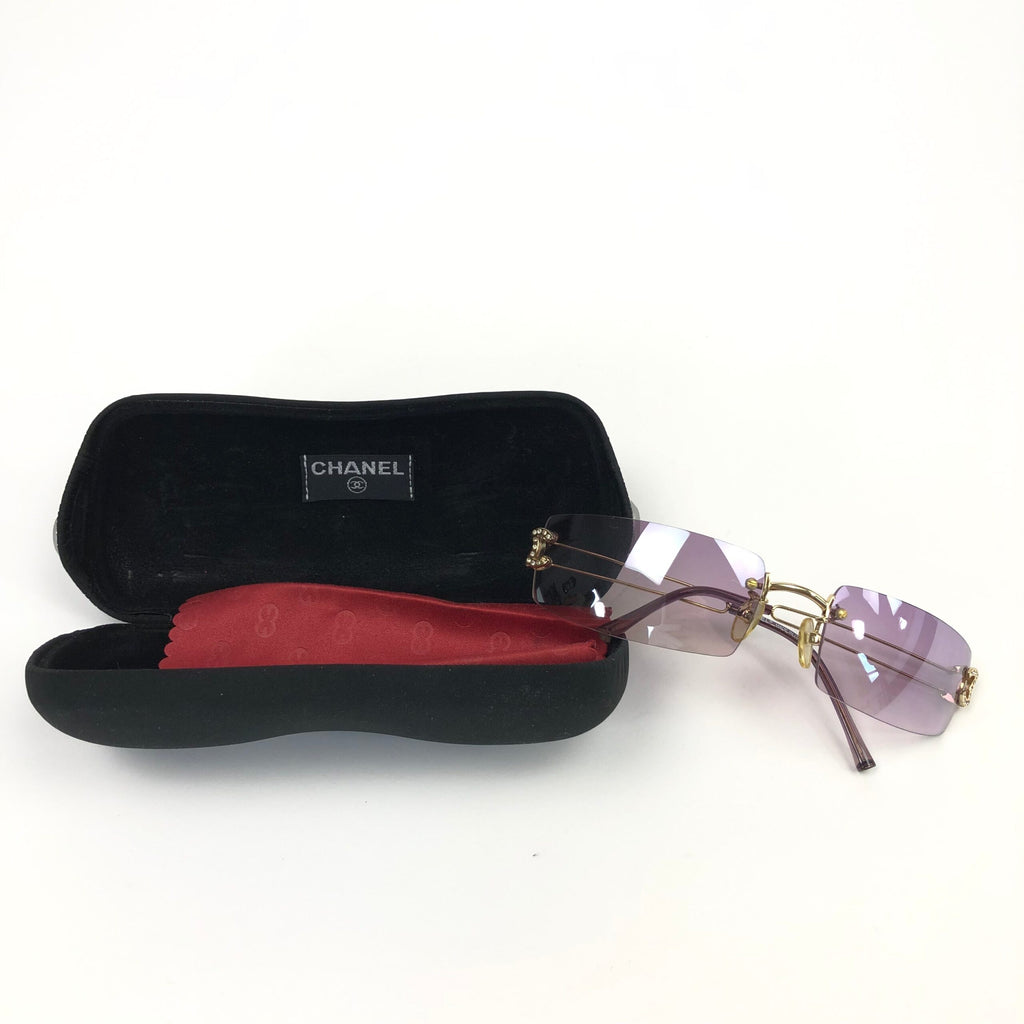 CHANEL RIMLESS SUNGLASSES