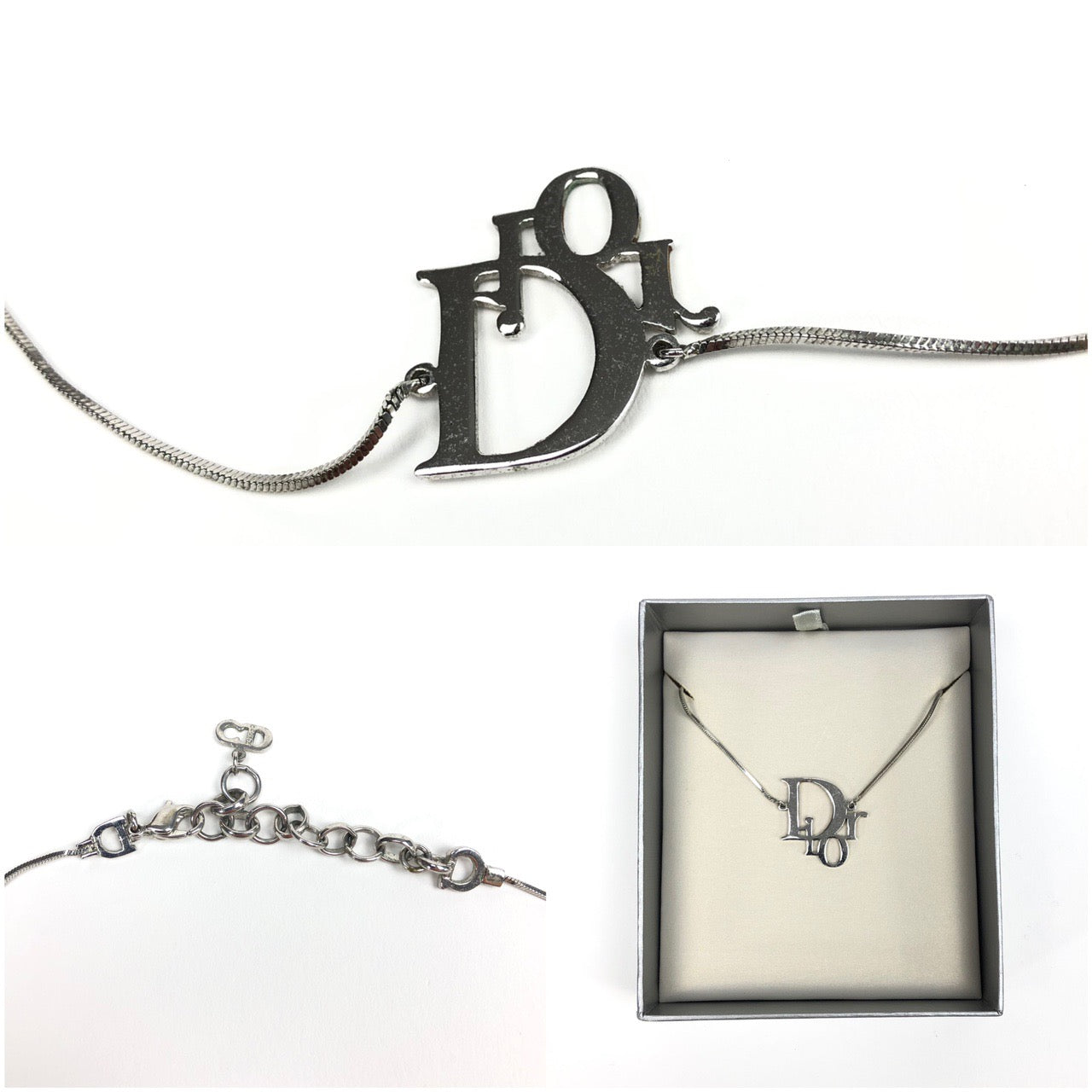 CHRISTIAN DIOR MONOGRAM NECKLACE