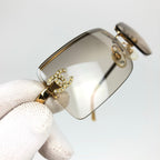 CHANEL RIMLESS SUNGASSES