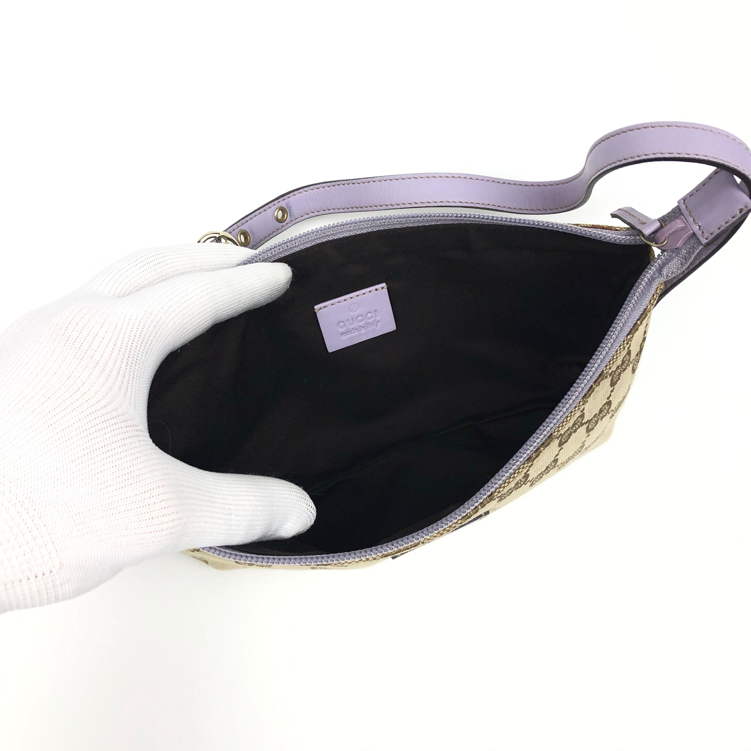 GUCCI MONOGRAM SHOULDER BAG