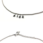 CHRISTIAN DIOR SPELL-OUT NECKLACE
