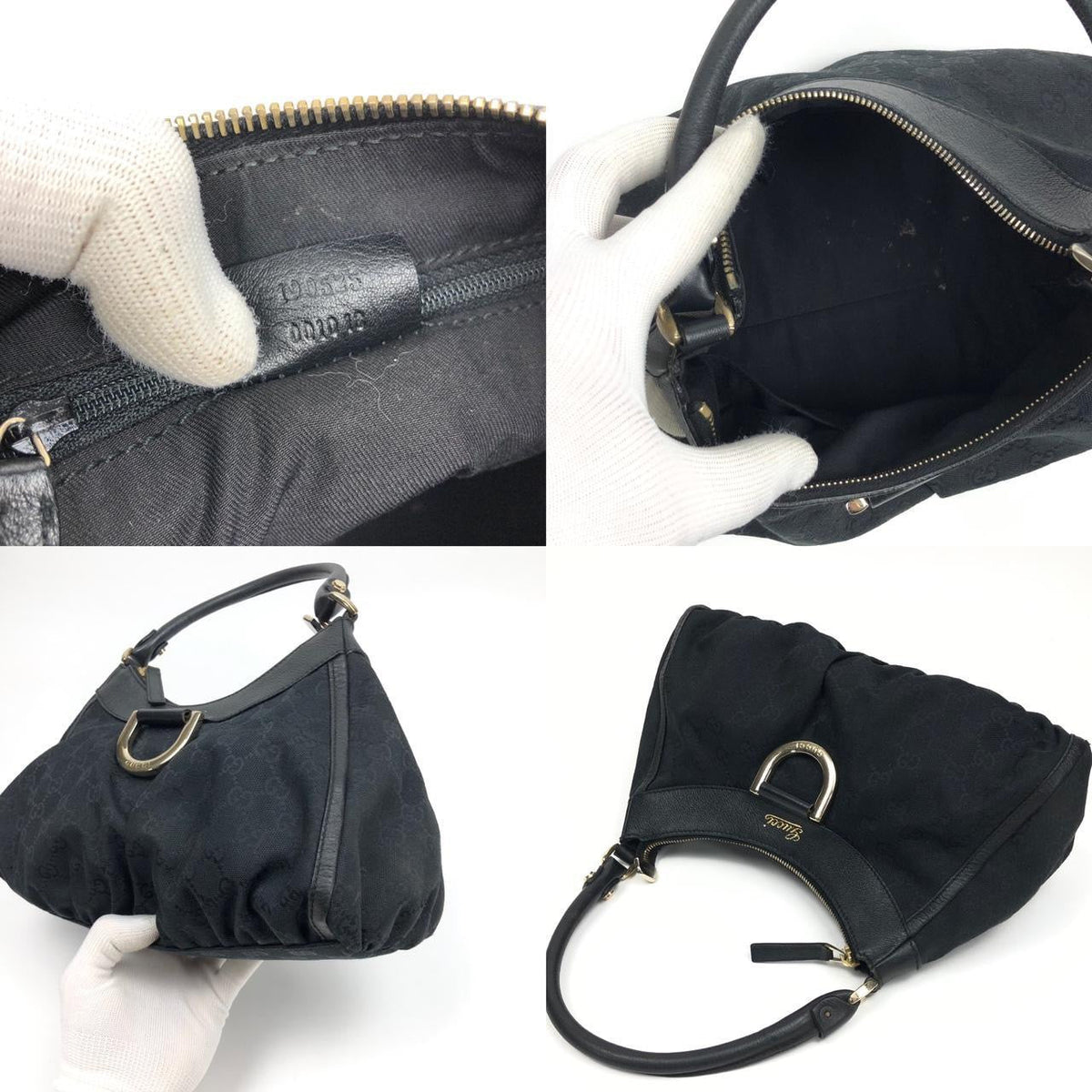GUCCI MONOGRAM SHOULDER BAG