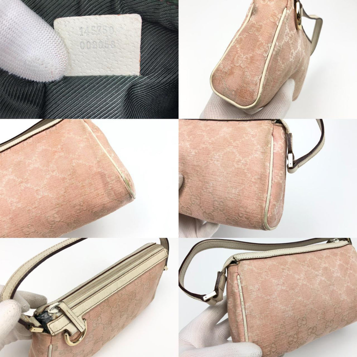 GUCCI MONOGRAM SHOULDER BAG