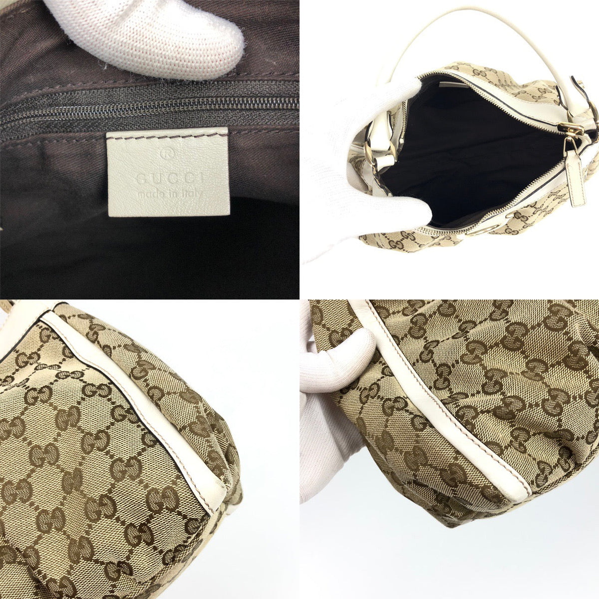 GUCCI MONOGRAM SHOULDER BAG