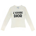 CHRISTIAN DIOR ‘J’ADORE DIOR’ LONG SLEEVE TOP