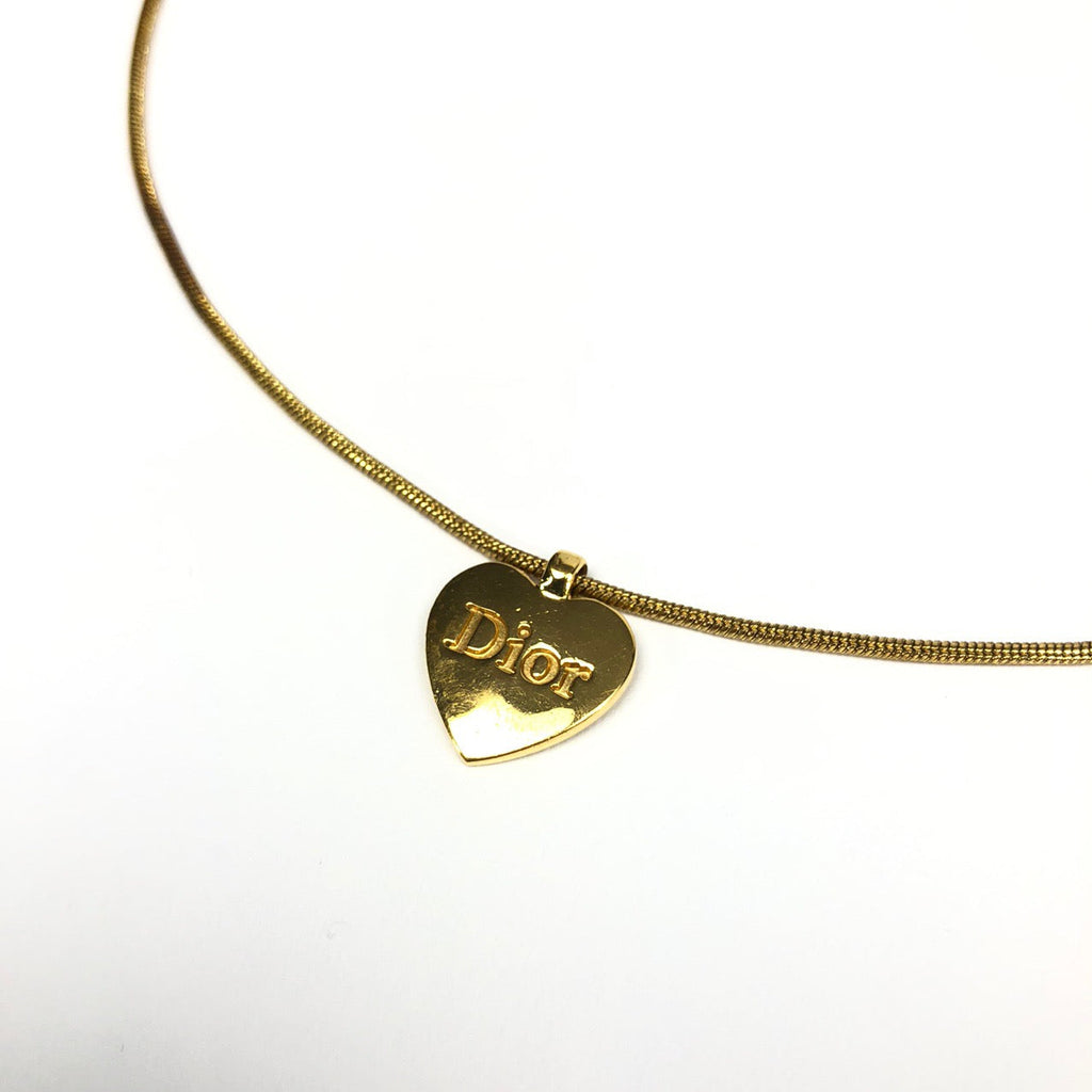 CHRISTIAN DIOR HEART NECKLACE