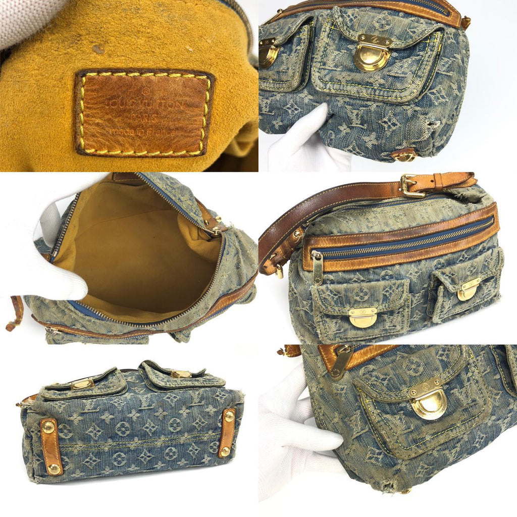 LOUIS VUITTON DENIM SHOULDER BAG