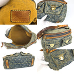 LOUIS VUITTON DENIM SHOULDER BAG