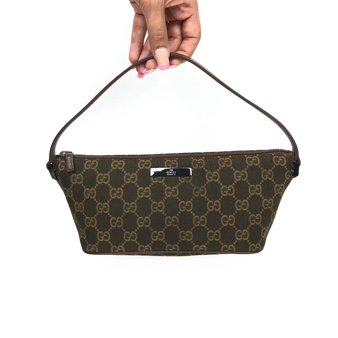 GUCCI MONOGRAM SHOULDER BAG