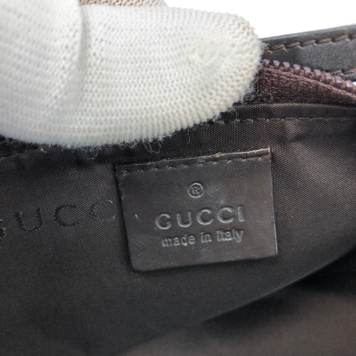 GUCCI MONOGRAM SHOULDER BAG