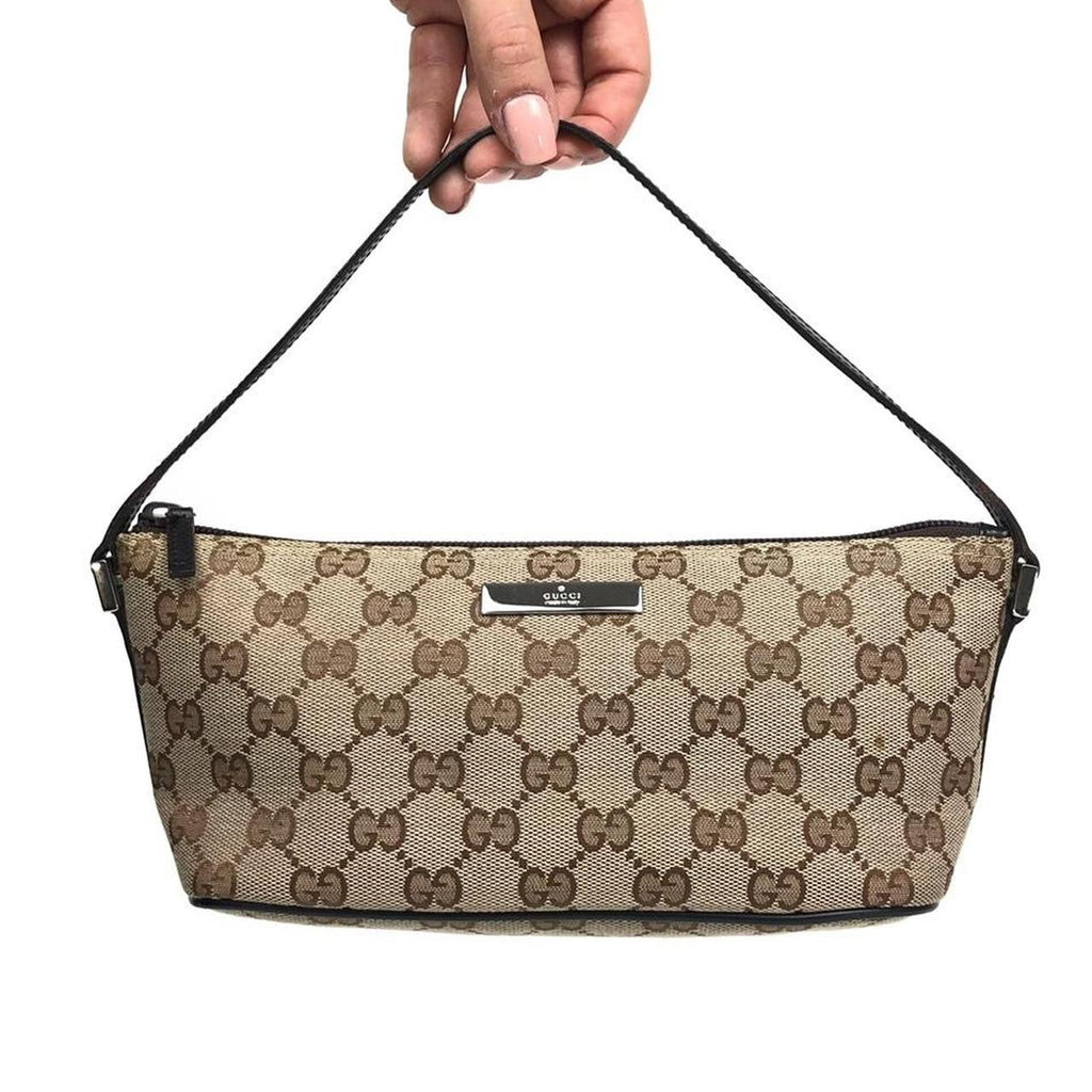 GUCCI MONOGRAM SHOULDER BAG