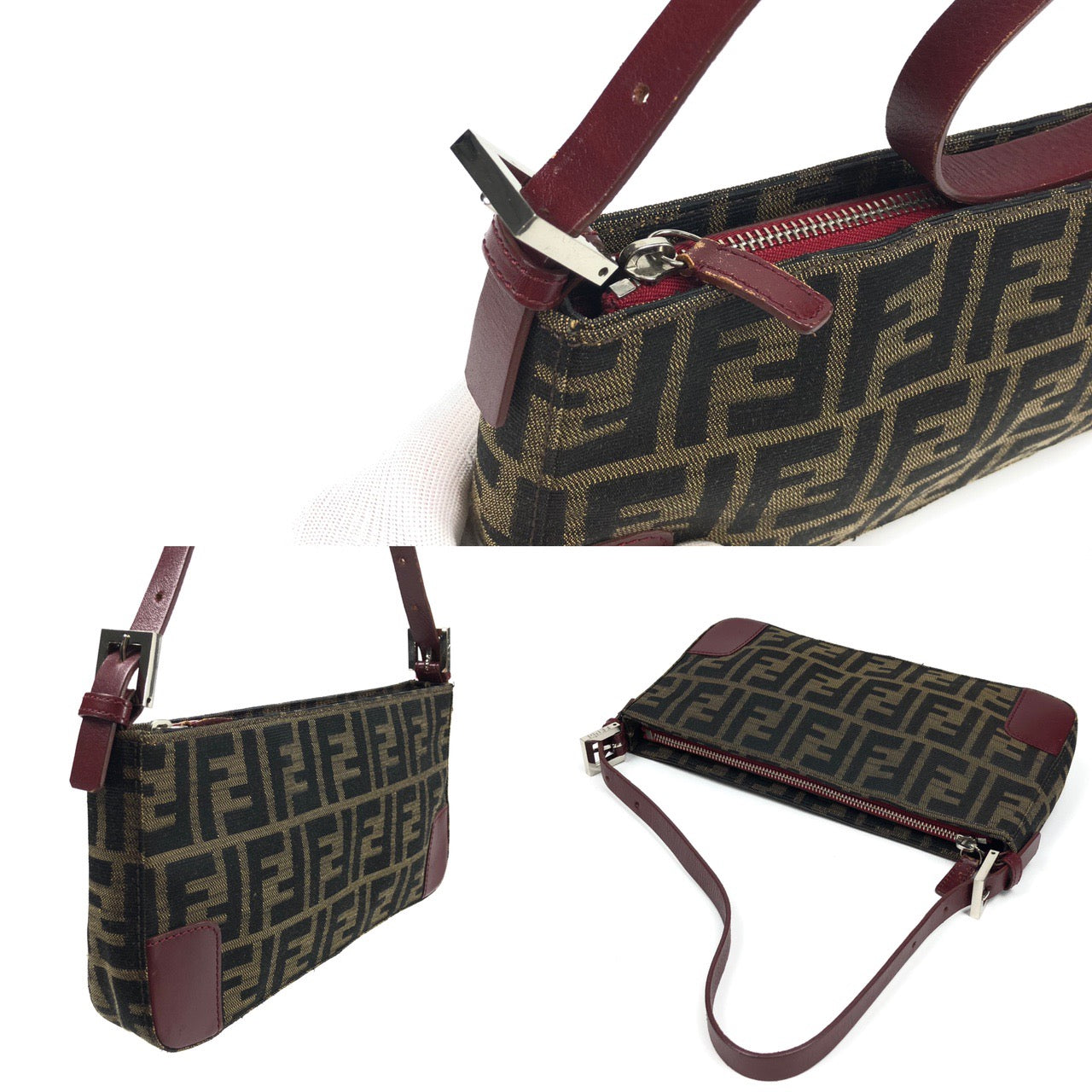FENDI ZUCCA SHOULDER BAG