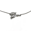CHRISTIAN DIOR SPELL-OUT NECKLACE