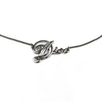 CHRISTIAN DIOR SPELL-OUT NECKLACE