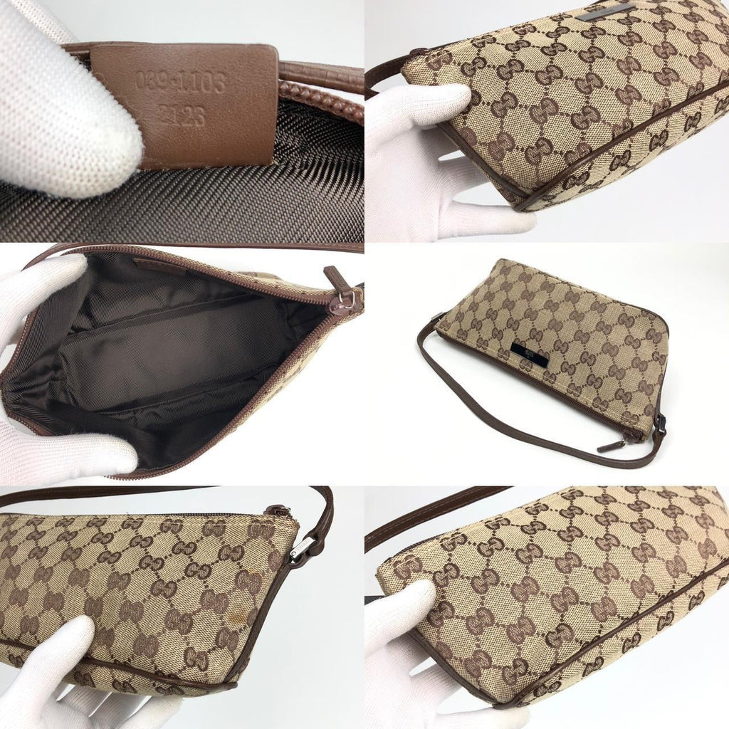GUCCI MONOGRAM SHOULDER BAG