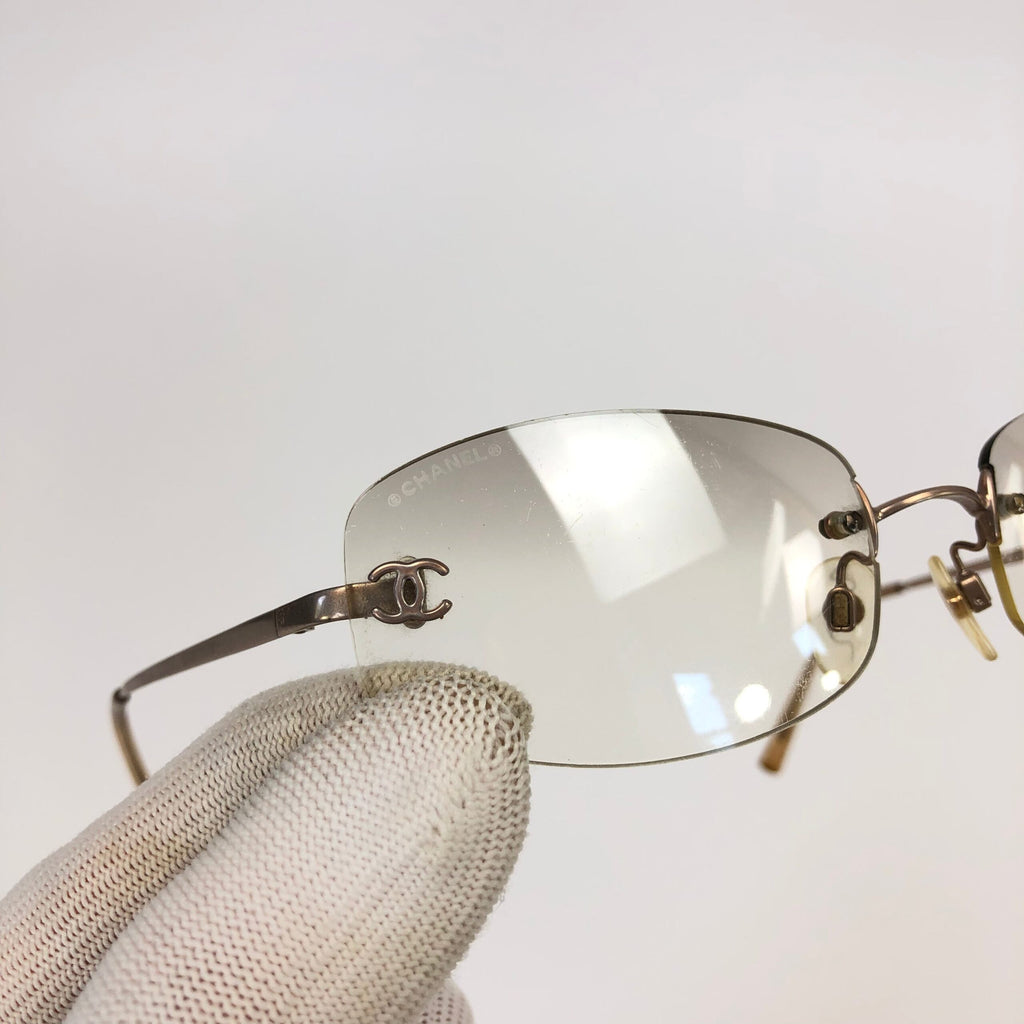 CHANEL RIMLESS SUNGLASSES