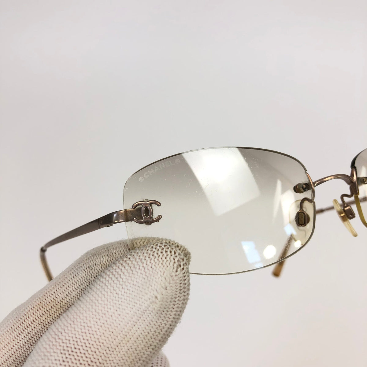 CHANEL RIMLESS SUNGLASSES