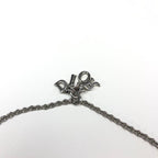 CHRISTIAN DIOR SPELL-OUT NECKLACE
