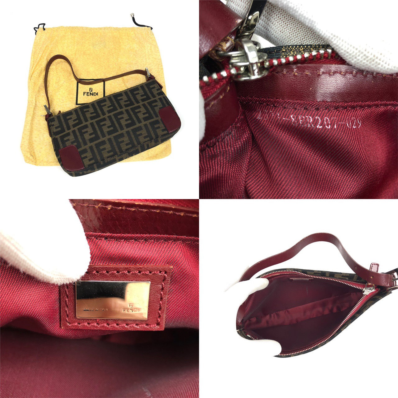 FENDI ZUCCA SHOULDER BAG