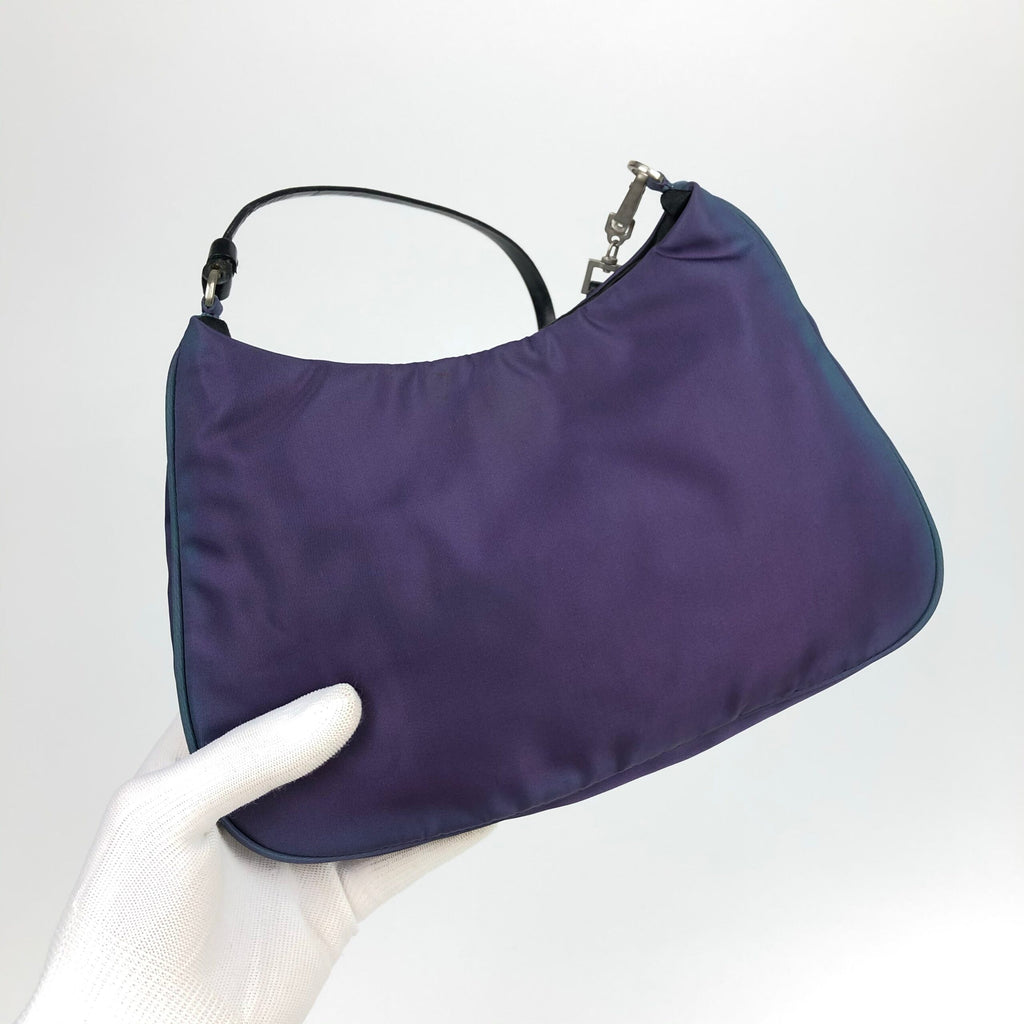 PRADA TWO-TONE SHOULDER BAG