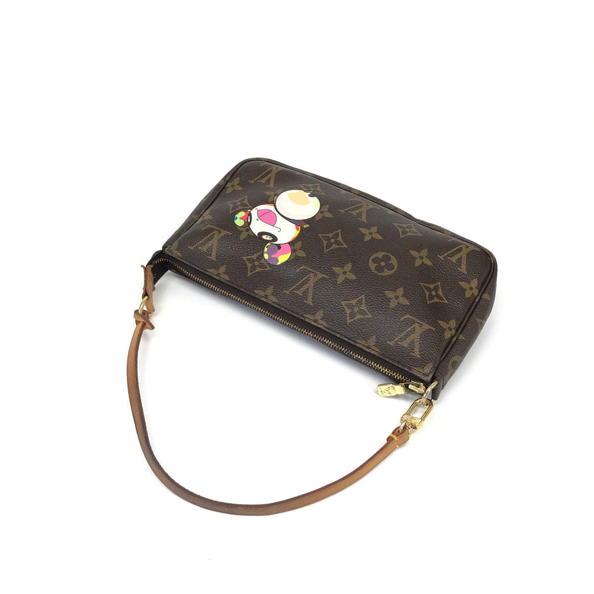 LOUIS VUITTON TAKASHI MURAKAMI PANDA POCHETTE BAG