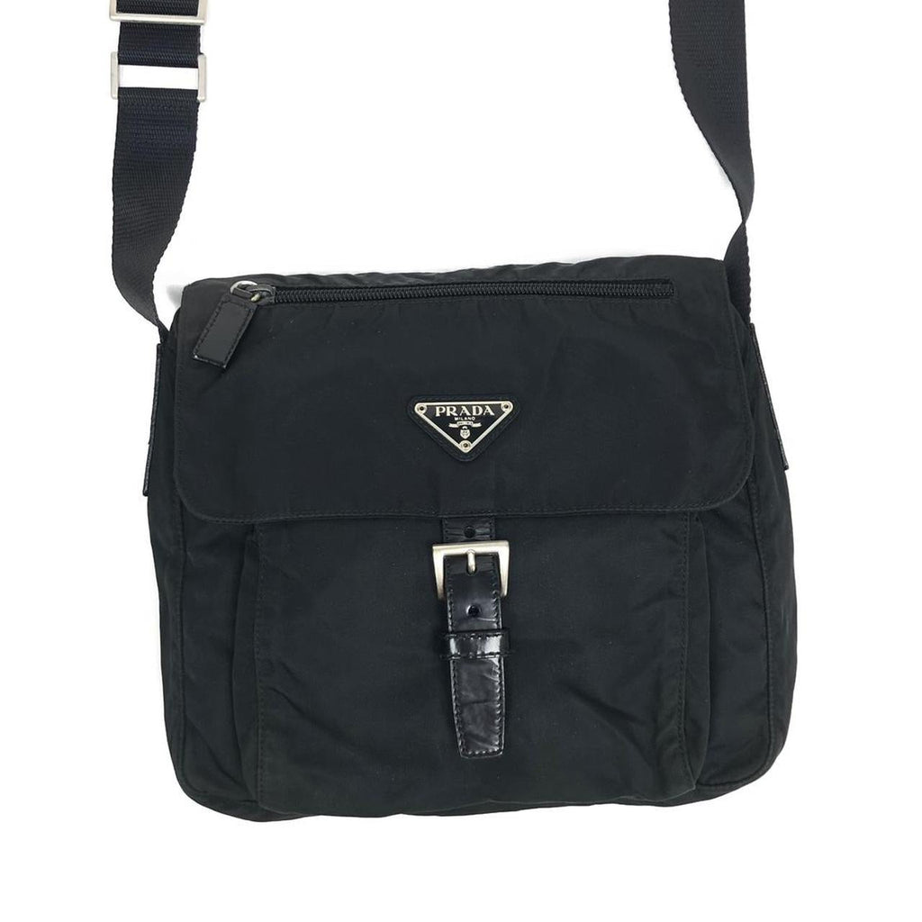 PRADA NYLON BUCKLE CROSSBODY BAG