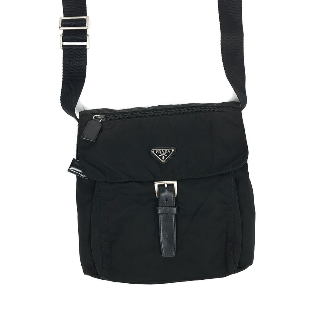 PRADA NYLON BUCKLE CROSSBODY BAG