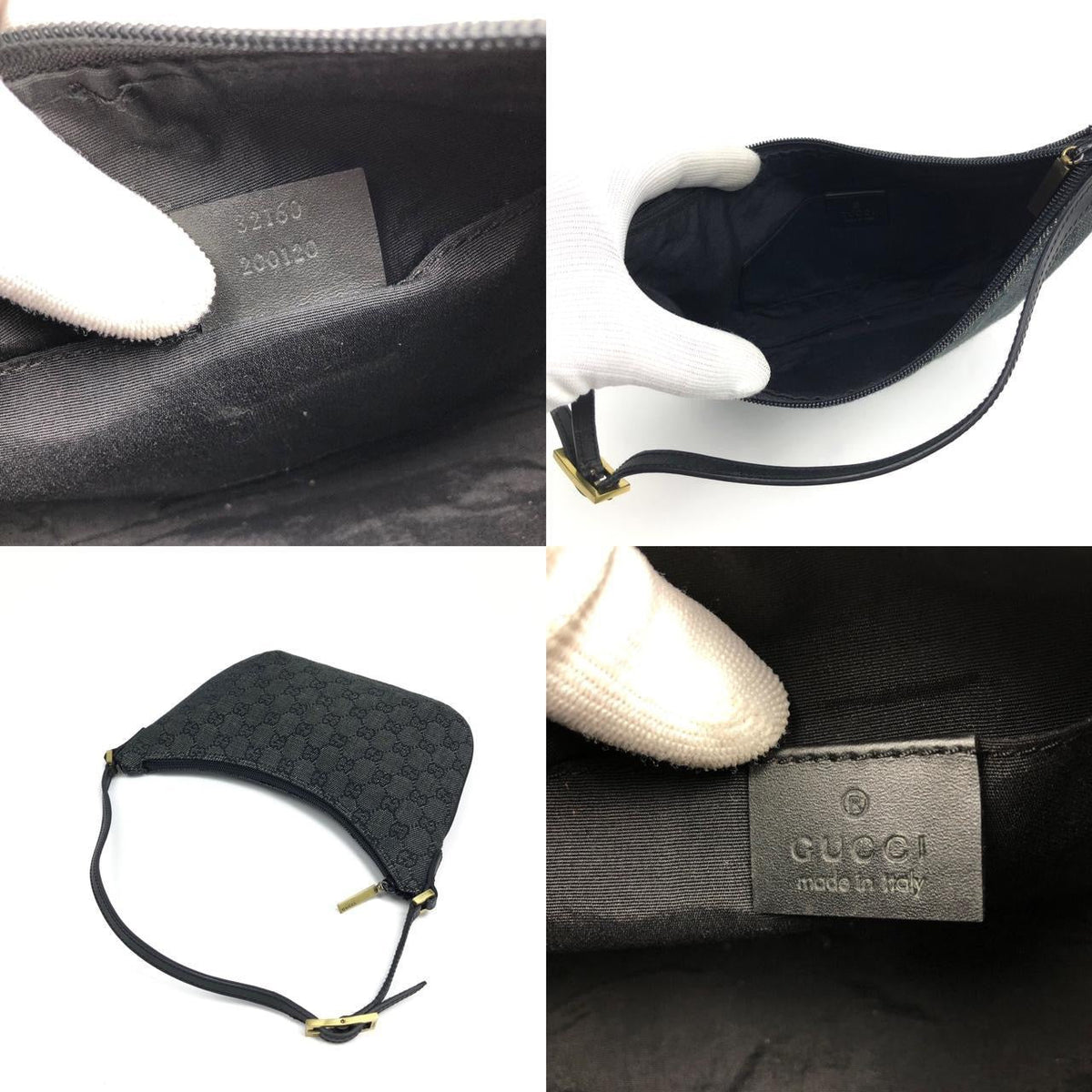 GUCCI MONOGRAM SHOULDER BAG