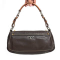 PRADA LEATHER SHOULDER BAG