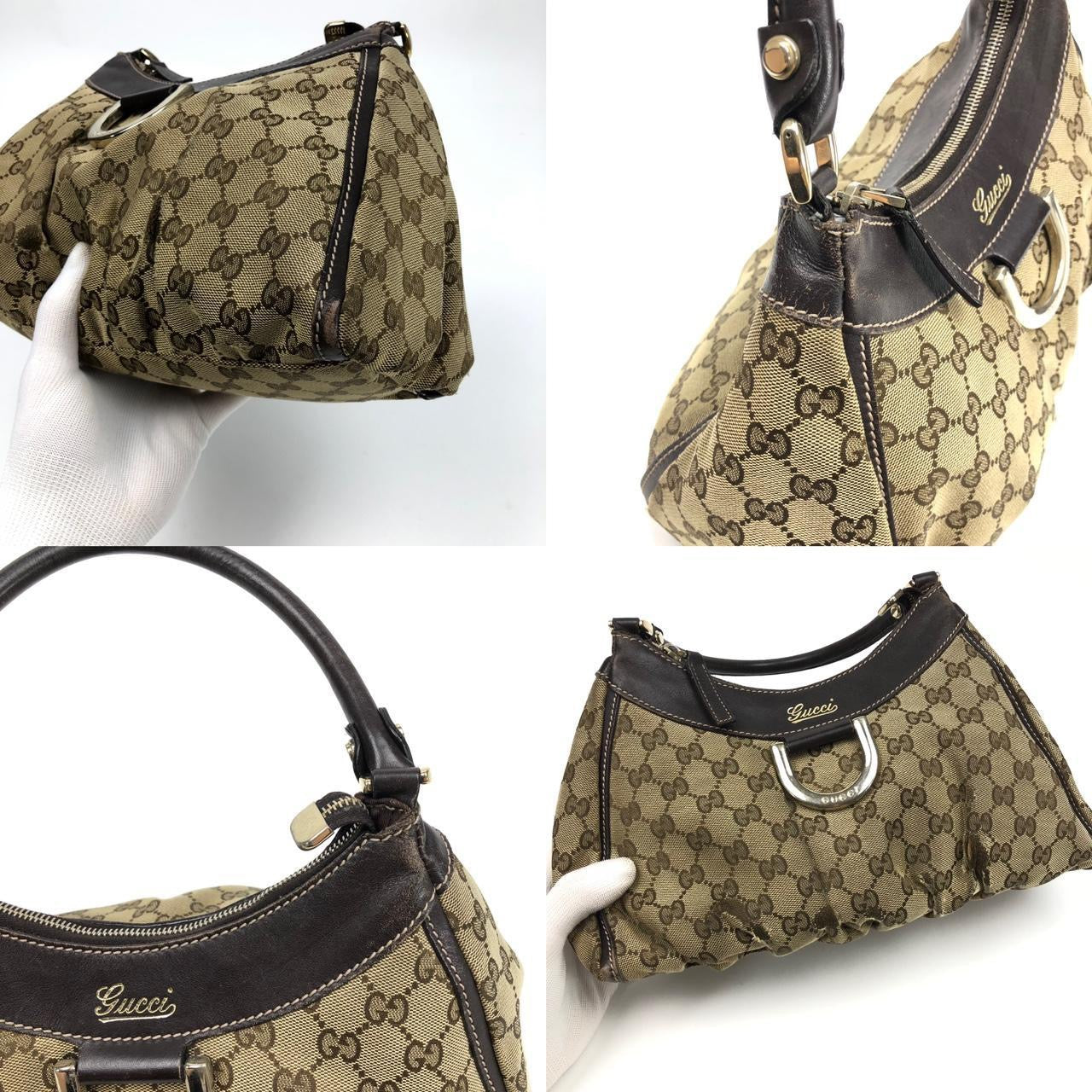 GUCCI MONOGRAM SHOULDER BAG
